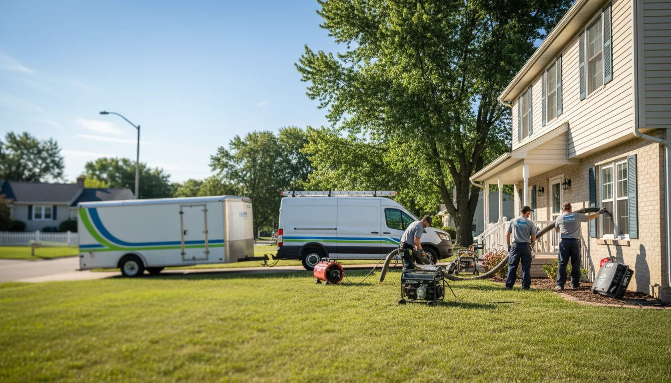 Flooded Basement Restoration And Cleanup With Repair in Roach, MO near me